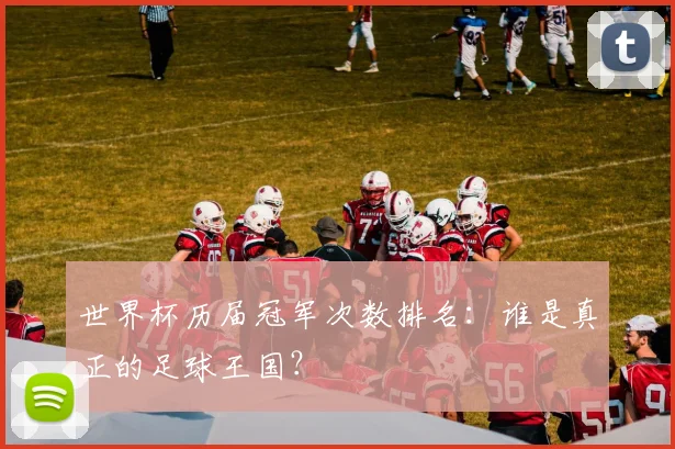 世界杯历届冠军次数排名：谁是真正的足球王国？
